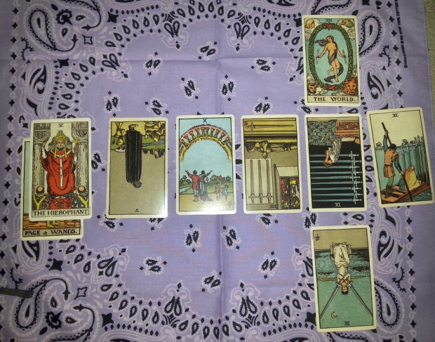 A reading I did with this spread.